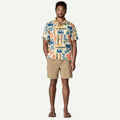 Patagonia Men's Tidal Thread Camp Shirt - Tropiclimb: Hot Ember