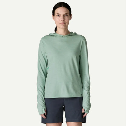 Patagonia Women's Capilene Cool Sun Hoody - Thermal Blue/Thin Ice X-Dye