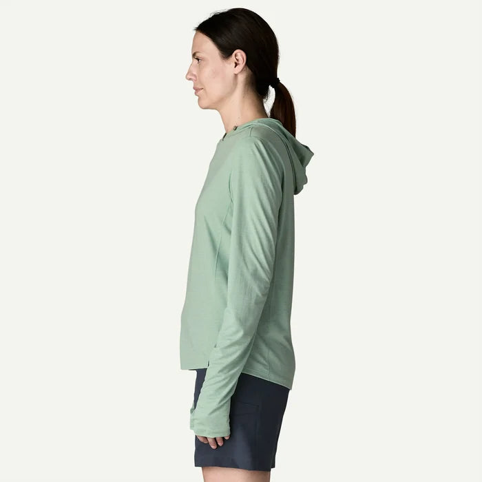 Patagonia Women's Capilene Cool Sun Hoody - Thermal Blue/Thin Ice X-Dye