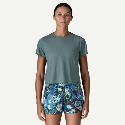 Patagonia Women's Capilene® Cool Trail Cropped Shirt - Blue Sage
