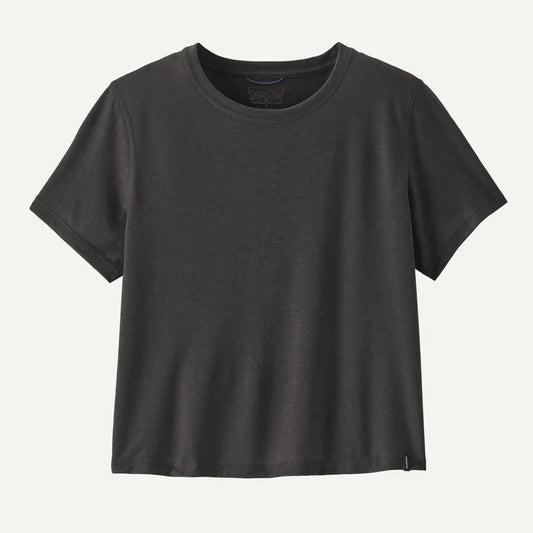 Patagonia Women's Capilene® Cool Trail Cropped Shirt - Ink Black