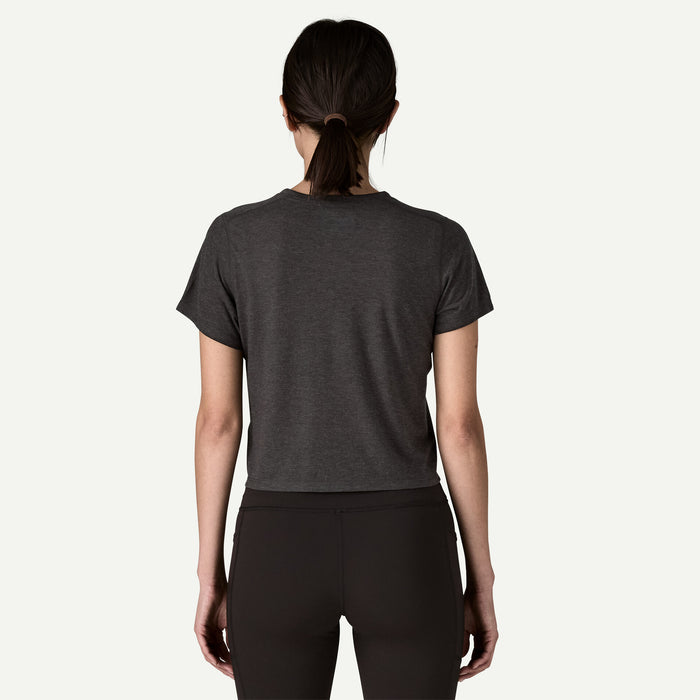 Patagonia Women's Capilene® Cool Trail Cropped Shirt - Ink Black