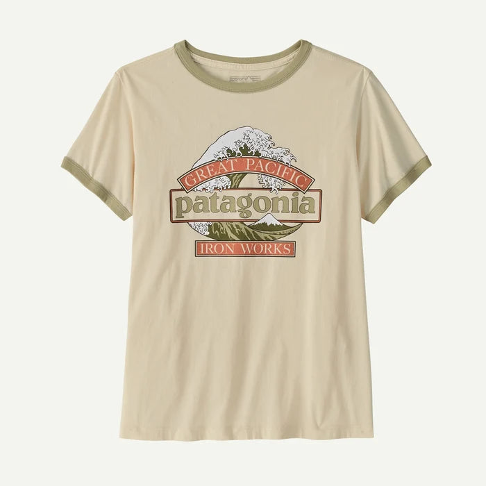 Patagonia Women's Great Waves Ringer Tee - Undyed Natural