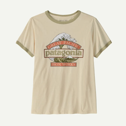 Patagonia Women's Great Waves Ringer Tee - Undyed Natural