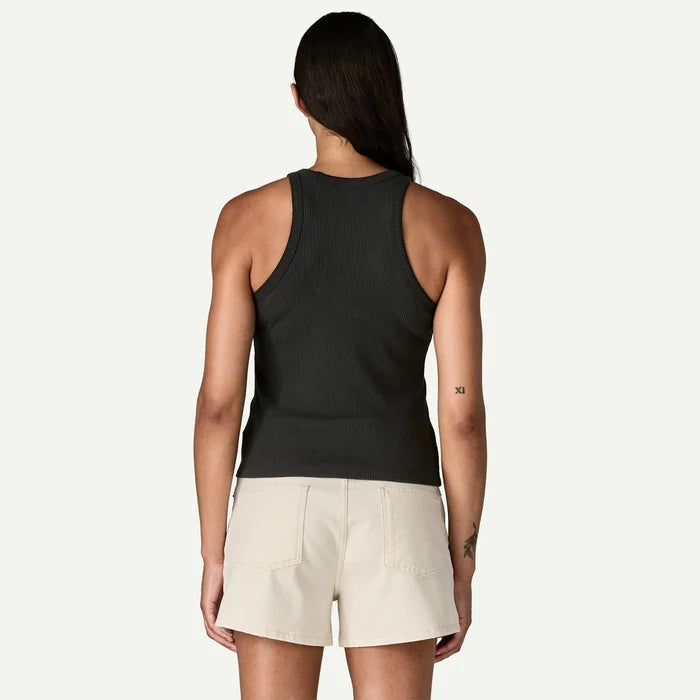 Patagonia Women's Rib-Knit Tank Top - Black