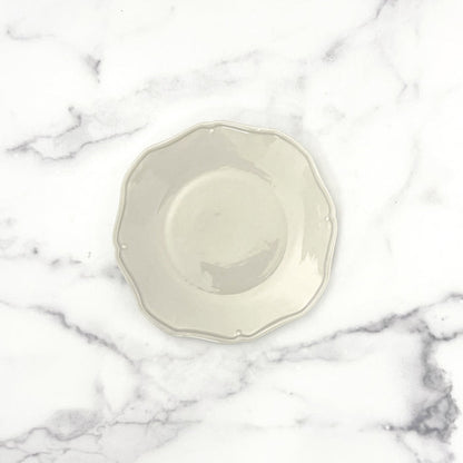 Paula Deen Gray Stoneware Scalloped Edge Salad Plate