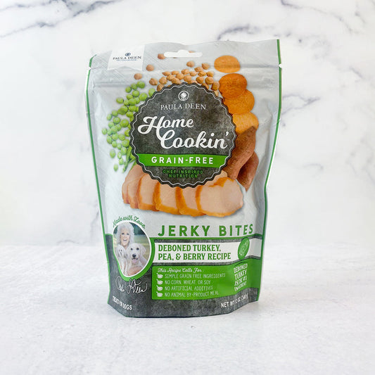 Paula Deen Home Cookin' Grain Free Jerky Bites - De-Boned Turkey, Pea & Berry Recipe