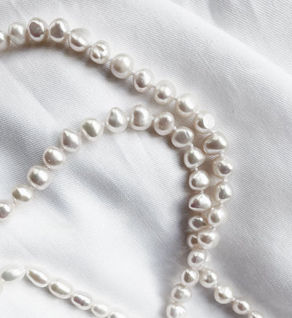 Pearl Choker Halsband, Barockpärlor, medium
