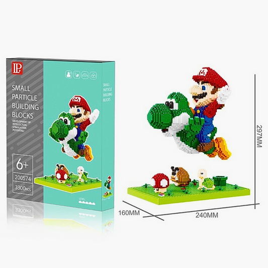 Pepper Joy Mario Kart - Super Mario Fly With Yoshi Free Limited Skeleton Figure