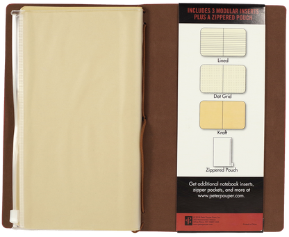 Peter Pauper Press - Burgundy Voyager Notebook