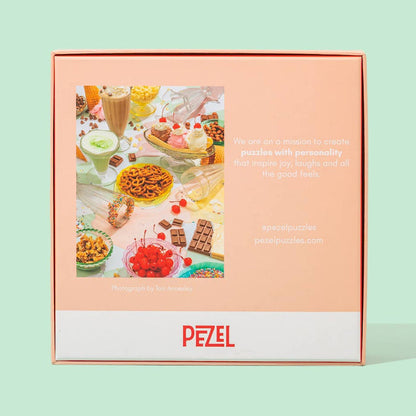 Pezel Puzzles - Spilt Milk | 500 Piece Jigsaw Puzzle w/ Canvas Bag