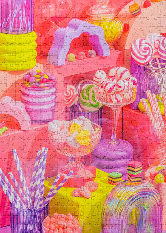 Pezel Puzzles - 🍭 Sweet Dreams 🌈 | 500 Piece Jigsaw Puzzle w/ Canvas Bag