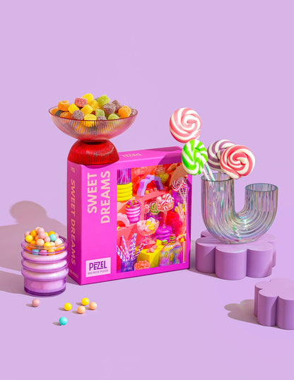 Pezel Puzzles - 🍭 Sweet Dreams 🌈 | 500 Piece Jigsaw Puzzle w/ Canvas Bag