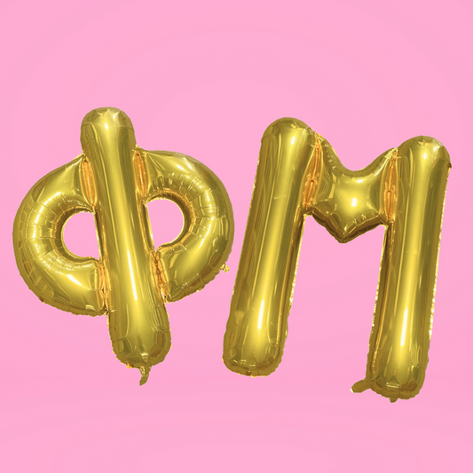 Duo Threads Phi Mu Sorority Balloon Set