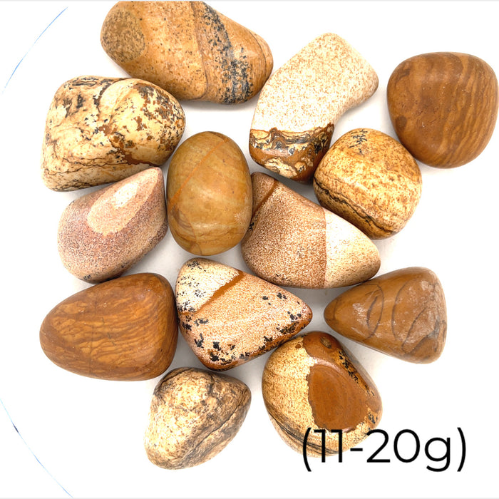Picture Jasper tumbled Gemstones