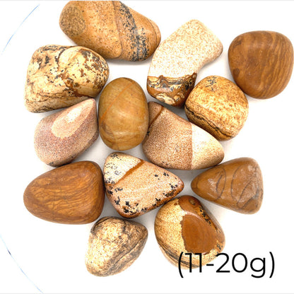 Picture Jasper tumbled Gemstones