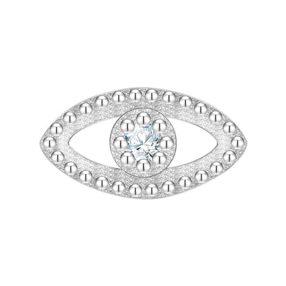 Piercing Allsehendes Auge silber mit Zirkonia