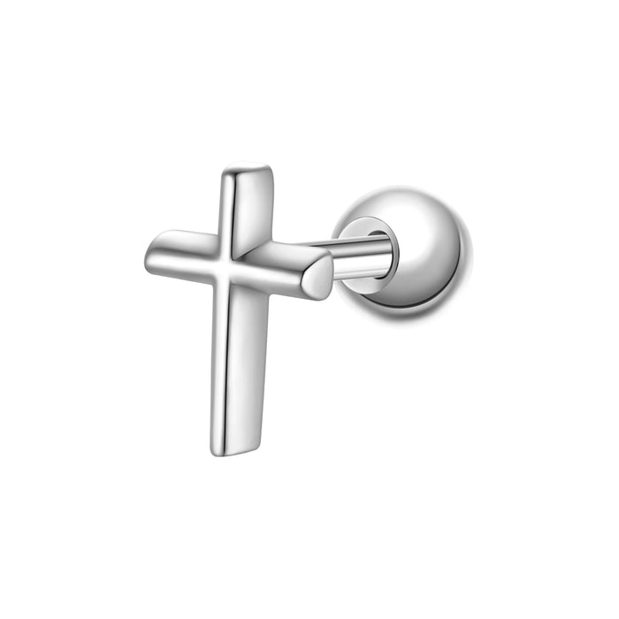 Piercing Kreuz silber