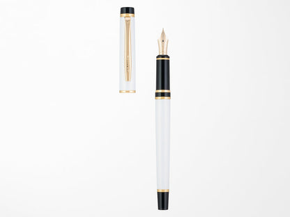 Pilot Grance Fountain Pen - Pearl White