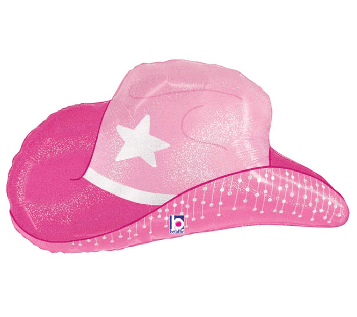 burton + Burton Balloons Pink Cowgirl Balloons (Choose Style)