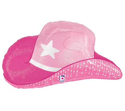 burton + Burton Balloons Pink Cowgirl Balloons (Choose Style)