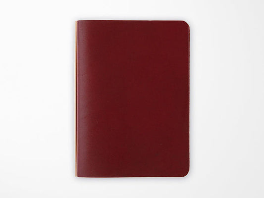 PLOTTER Limited Edition LISCIO Red Leather 6 Ring Leather Binder with Accessories - Mini