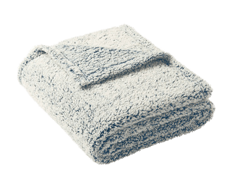 Navy Heather Custom Ultra Cozy Blanket - Corporate Gifts