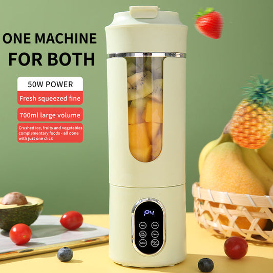 Portable Rechargeable Juice Blender Compact Handheld Electric Smoothie Maker For Travel Office Home by Beauty Night Fashion
