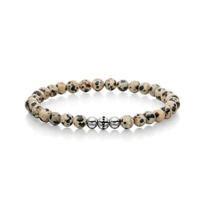 Power of 3! Armband "Das besondere Etwas", Dalmatiner Jaspis