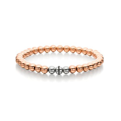 Power of 3! Perlenarmband "Sanftmut", Edelstahl