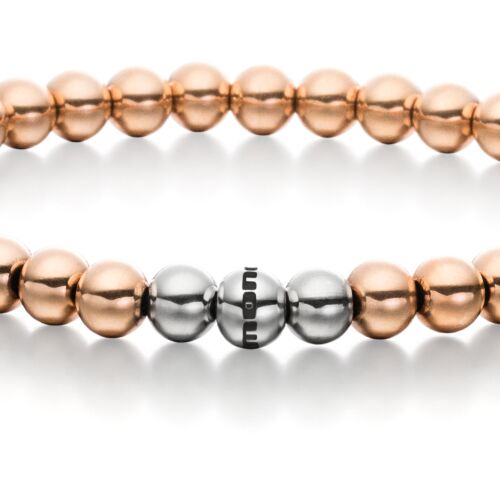Power of 3! Perlenarmband "Sanftmut", Edelstahl