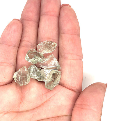 Prasiolite Raw Gemstone, (green amethyst)