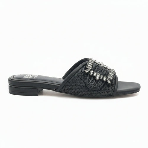 Raffia Mule Sandal
