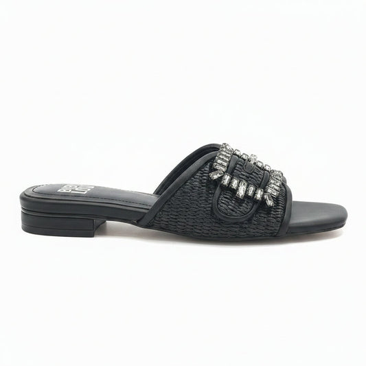 Raffia Mule Sandal