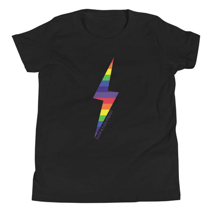 PRIDE Lightning Bolt Youth Short Sleeve T-Shirt