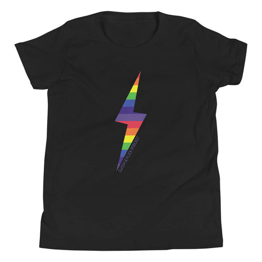 PRIDE Lightning Bolt Youth Short Sleeve T-Shirt