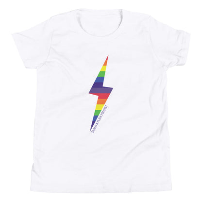 PRIDE Lightning Bolt Youth Short Sleeve T-Shirt