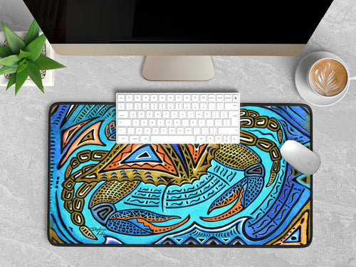 Primitive Crab Desk Mat