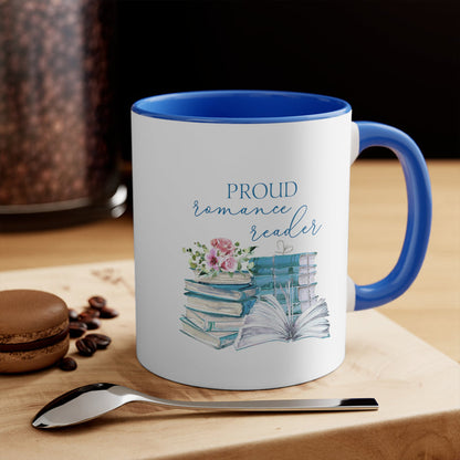 Proud Romance Reader 11oz Accent Mug