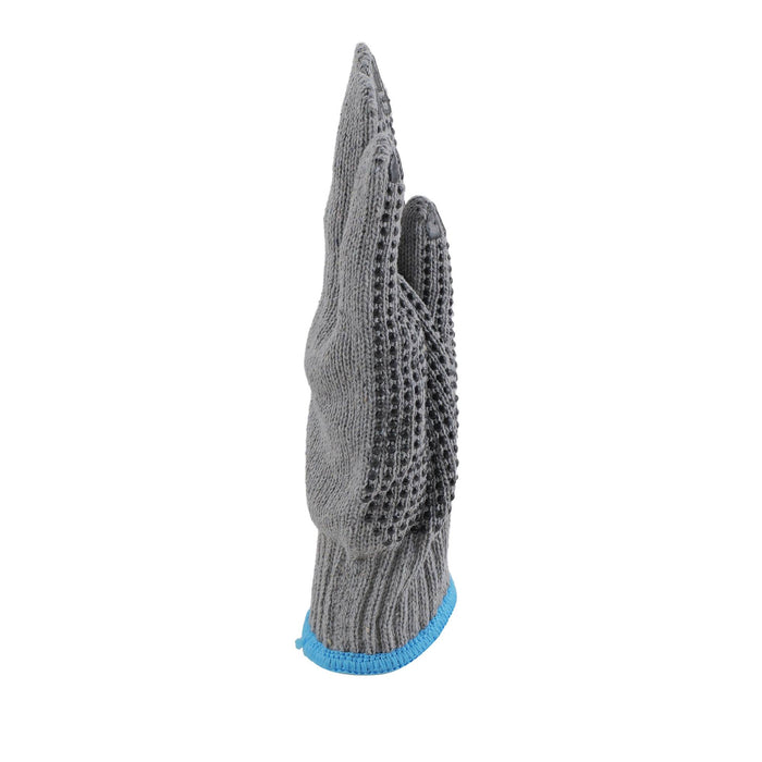 Proval Poly D Poly Cotton Grey PVC Dots Glove