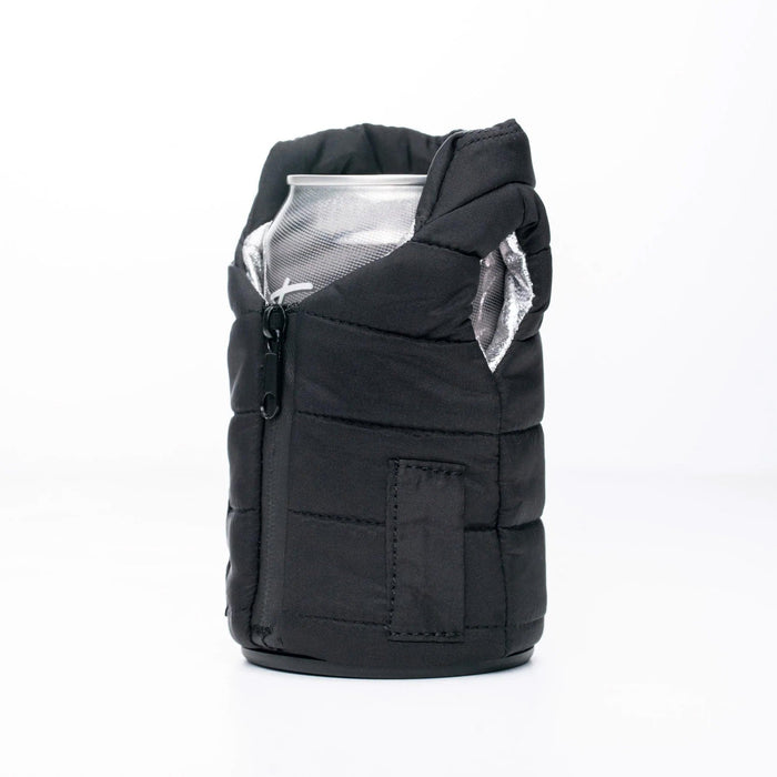Custom Puffin Puffy Vest Coozie - Corporate Gifts