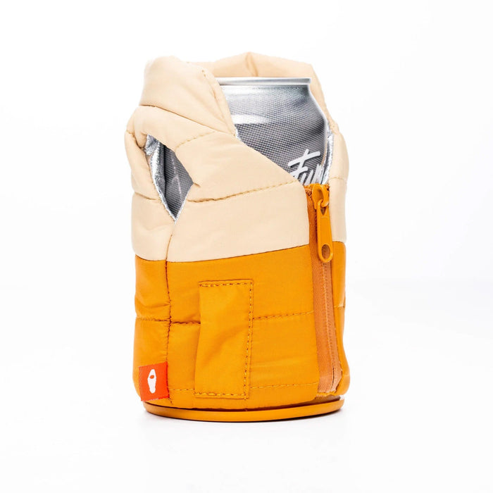 Custom Puffin Puffy Vest Coozie - Corporate Gifts
