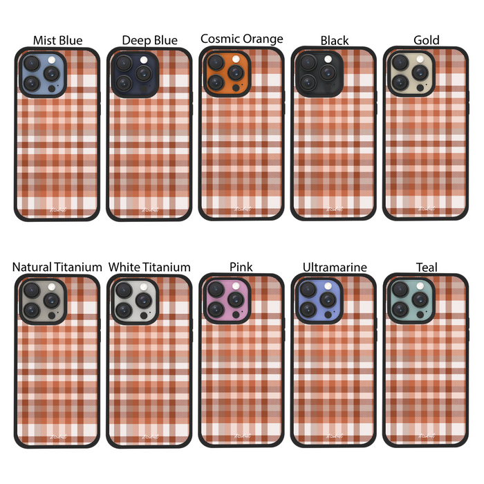 Pumpkin Plaid Stardust Snap