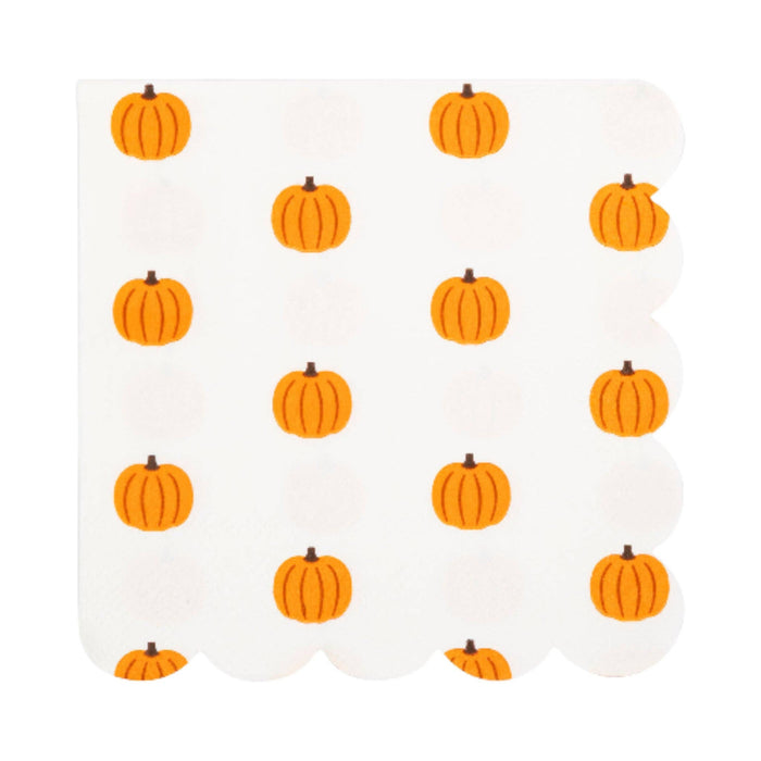 My Mind’s Eye Pumpkin Scallop Cocktail Napkin