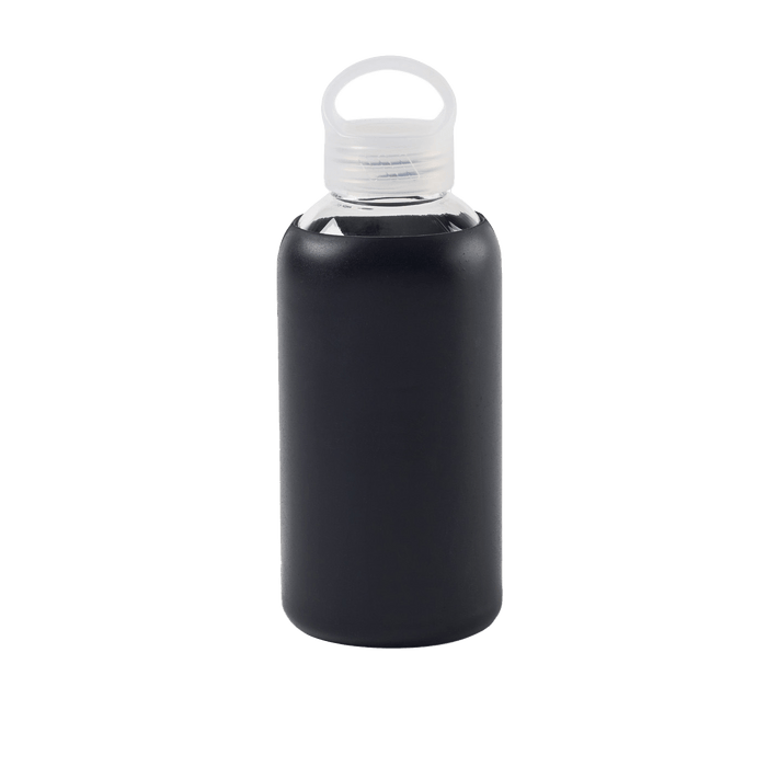 Black Custom Purity Glass Bottle - Corporate Gifts