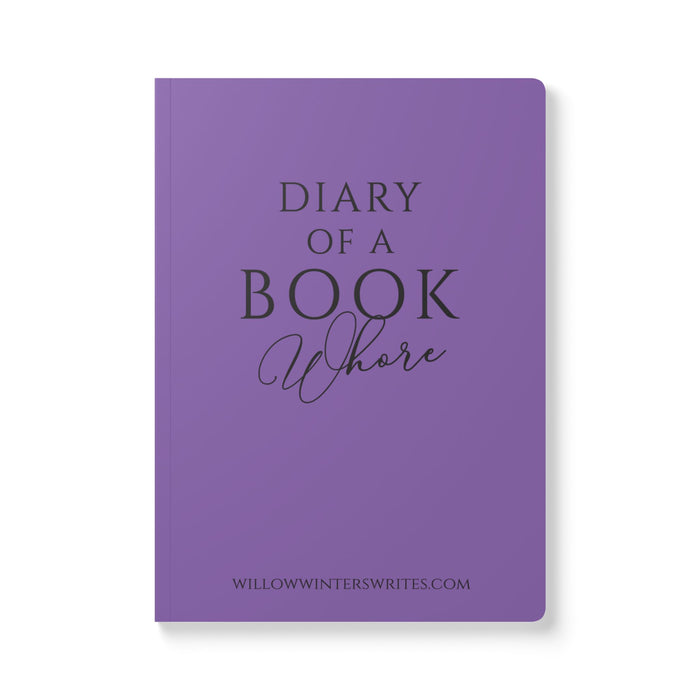 Purple Diary of a Book Wh*re Softcover Journal