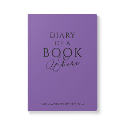 Purple Diary of a Book Wh*re Softcover Journal
