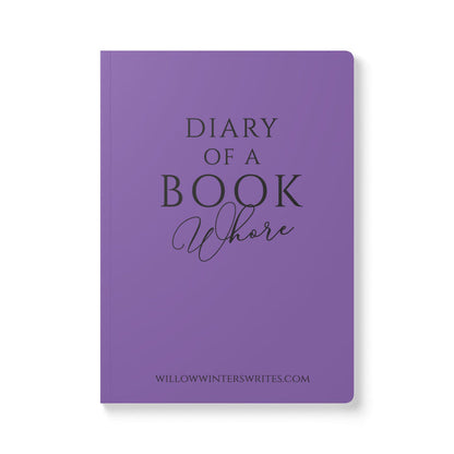 Purple Diary of a Book Wh*re Softcover Journal