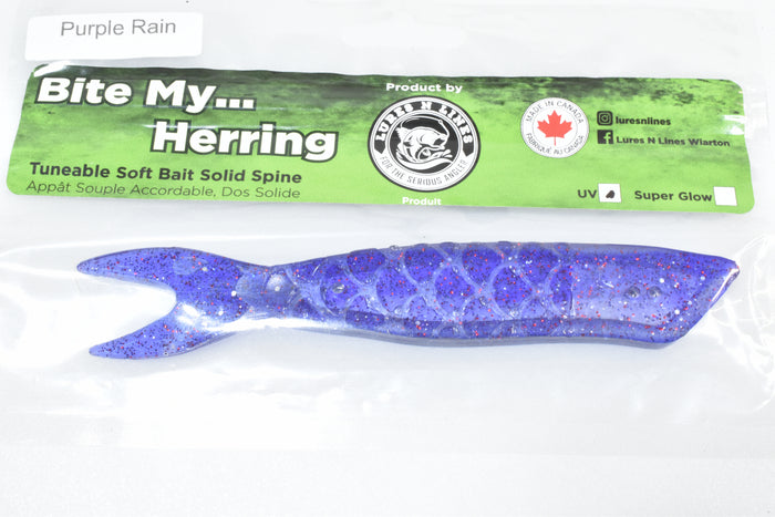 bite my herring artificial salmon trout cut bait