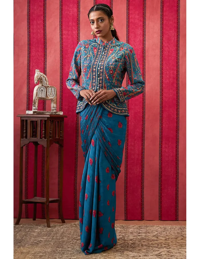 Qala Drape Skirt Set